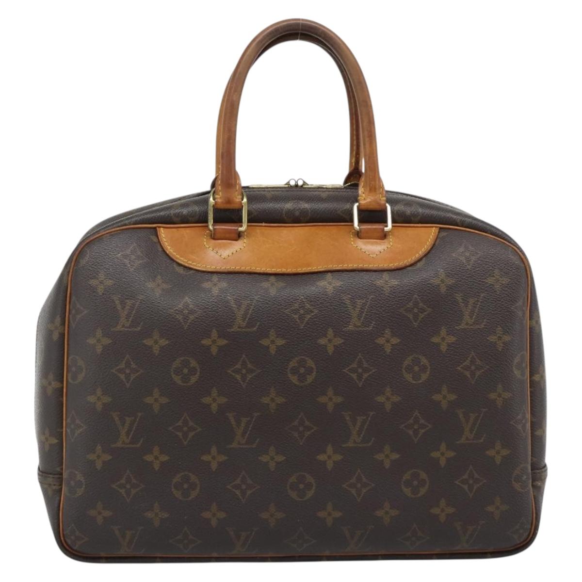 LOUIS VUITTON Monogram Deauville Hand Bag M47270 LV Auth 193090