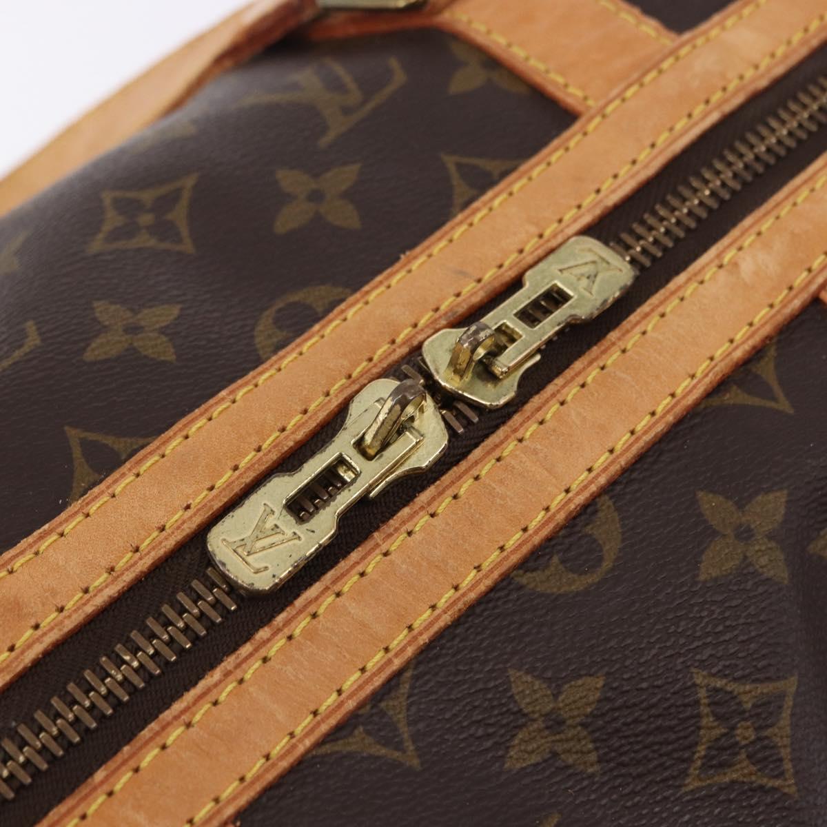 LOUIS VUITTON Monogram Sac Souple 45 Boston Bag M41624 LV Auth 193093