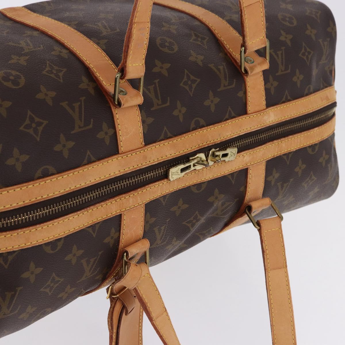 LOUIS VUITTON Monogram Sac Souple 45 Boston Bag M41624 LV Auth 193093