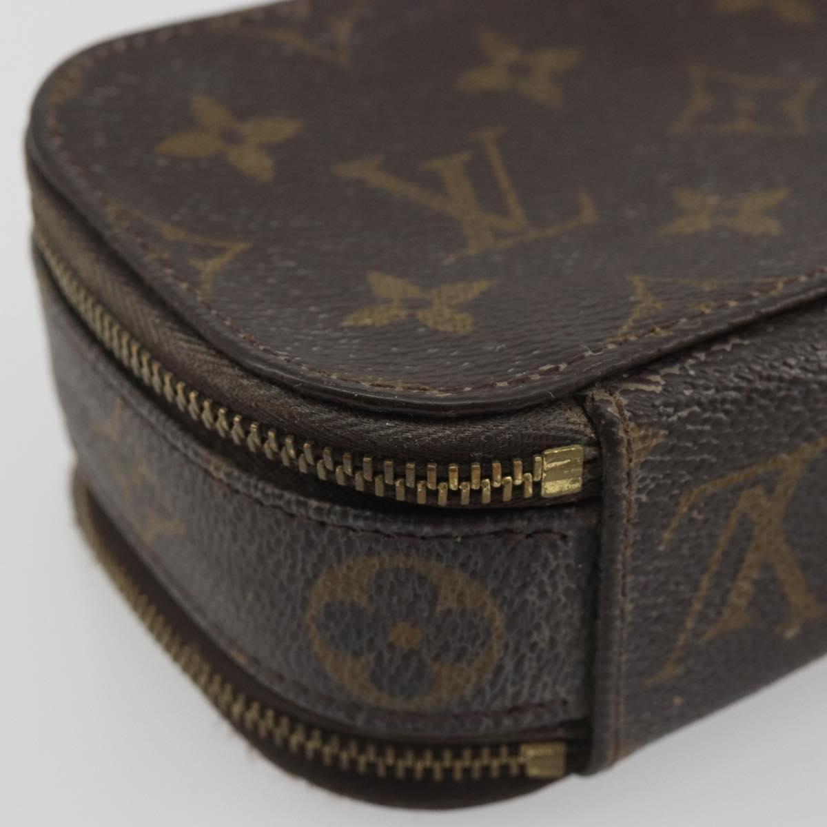 LOUIS VUITTON Monogram Trousse Brush PM Cosmetic Pouch M47510 LV Auth 193098