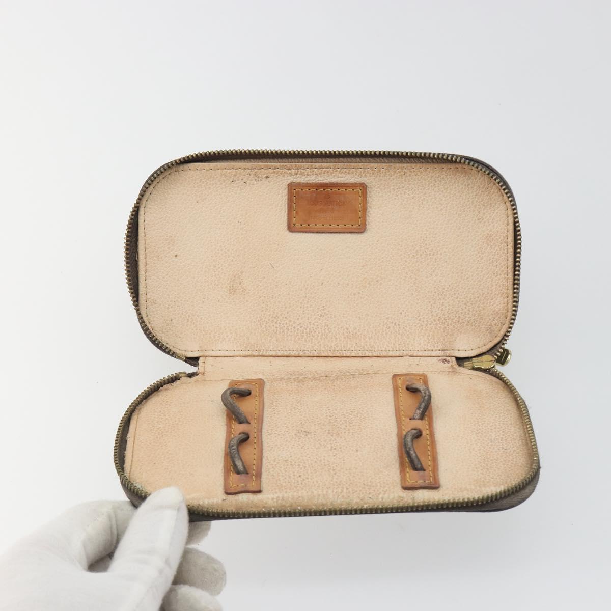 LOUIS VUITTON Monogram Trousse Brush PM Cosmetic Pouch M47510 LV Auth 193098