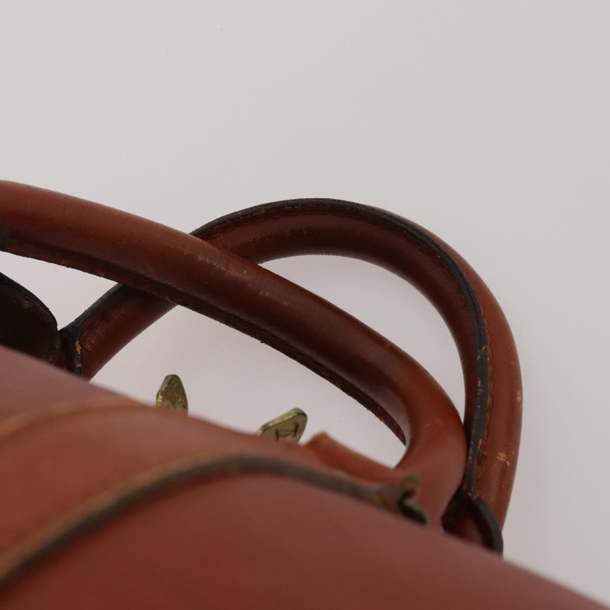 LOUIS VUITTON Epi Keepall 55 Boston Bag Vintage Brown M42958 LV Auth 193099