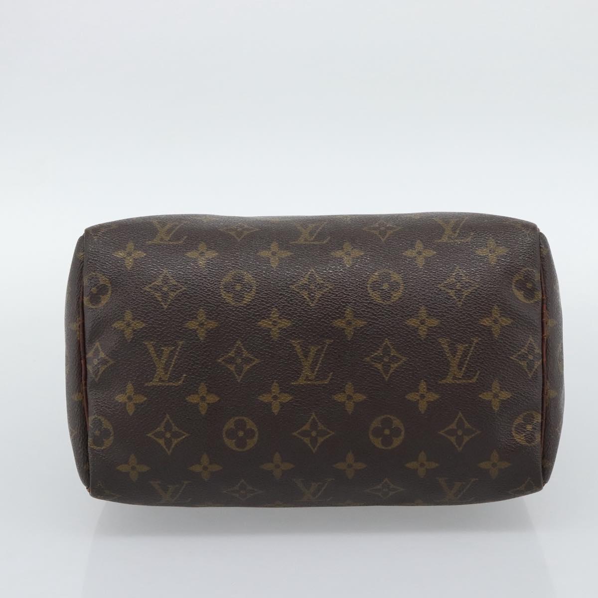 LOUIS VUITTON Monogram Speedy 25 Hand Bag M41528 LV Auth 193117