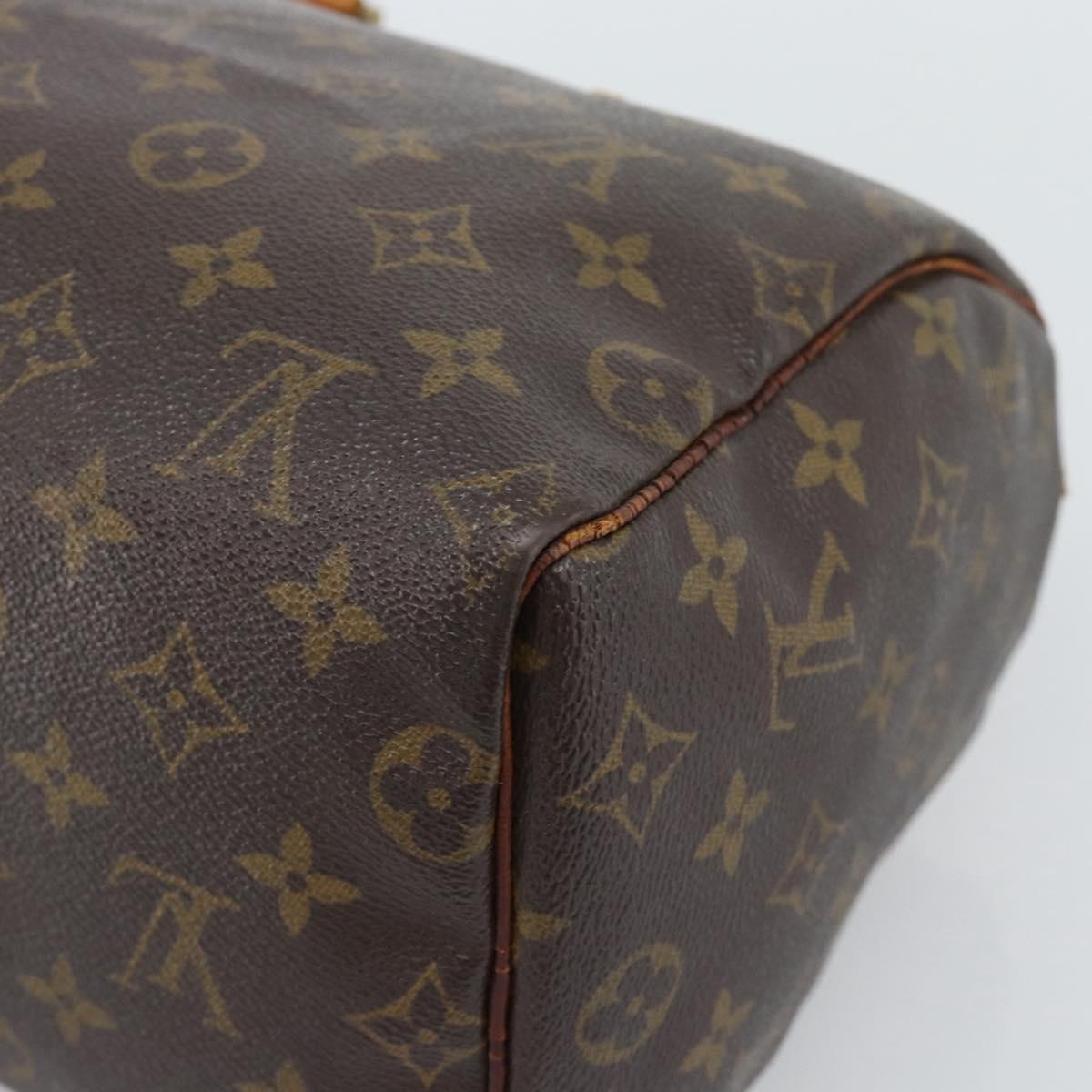 LOUIS VUITTON Monogram Speedy 25 Hand Bag M41528 LV Auth 193117