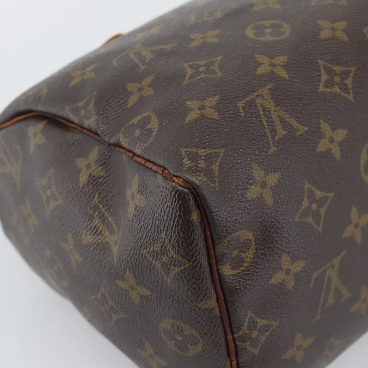 LOUIS VUITTON Monogram Speedy 25 Hand Bag M41528 LV Auth 193117