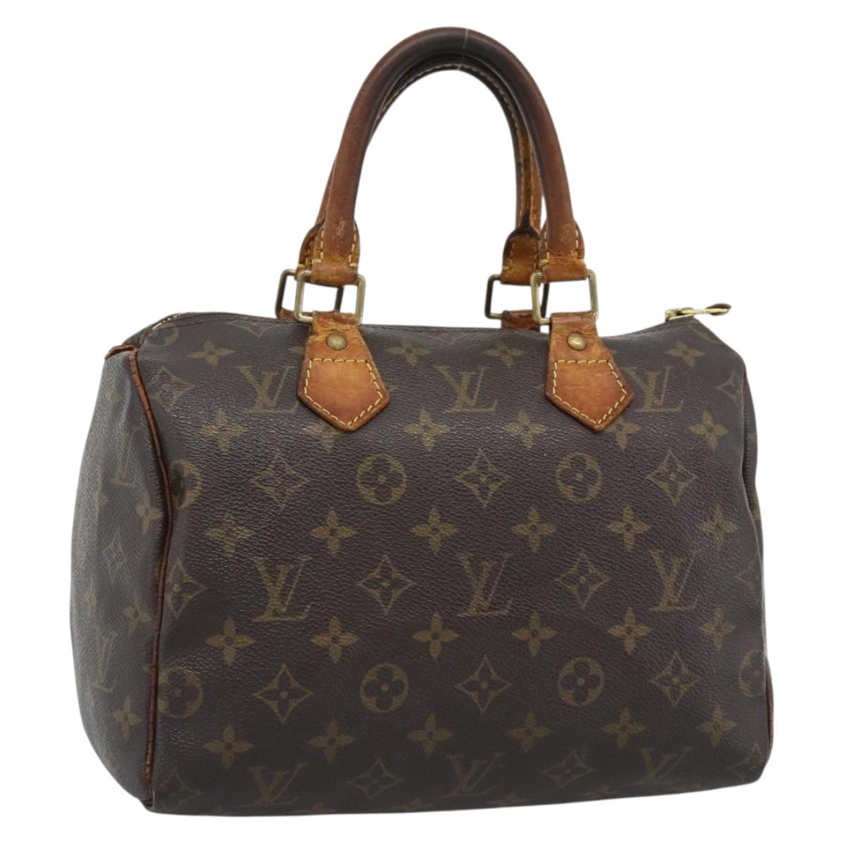 LOUIS VUITTON Monogram Speedy 25 Hand Bag M41528 LV Auth 193117