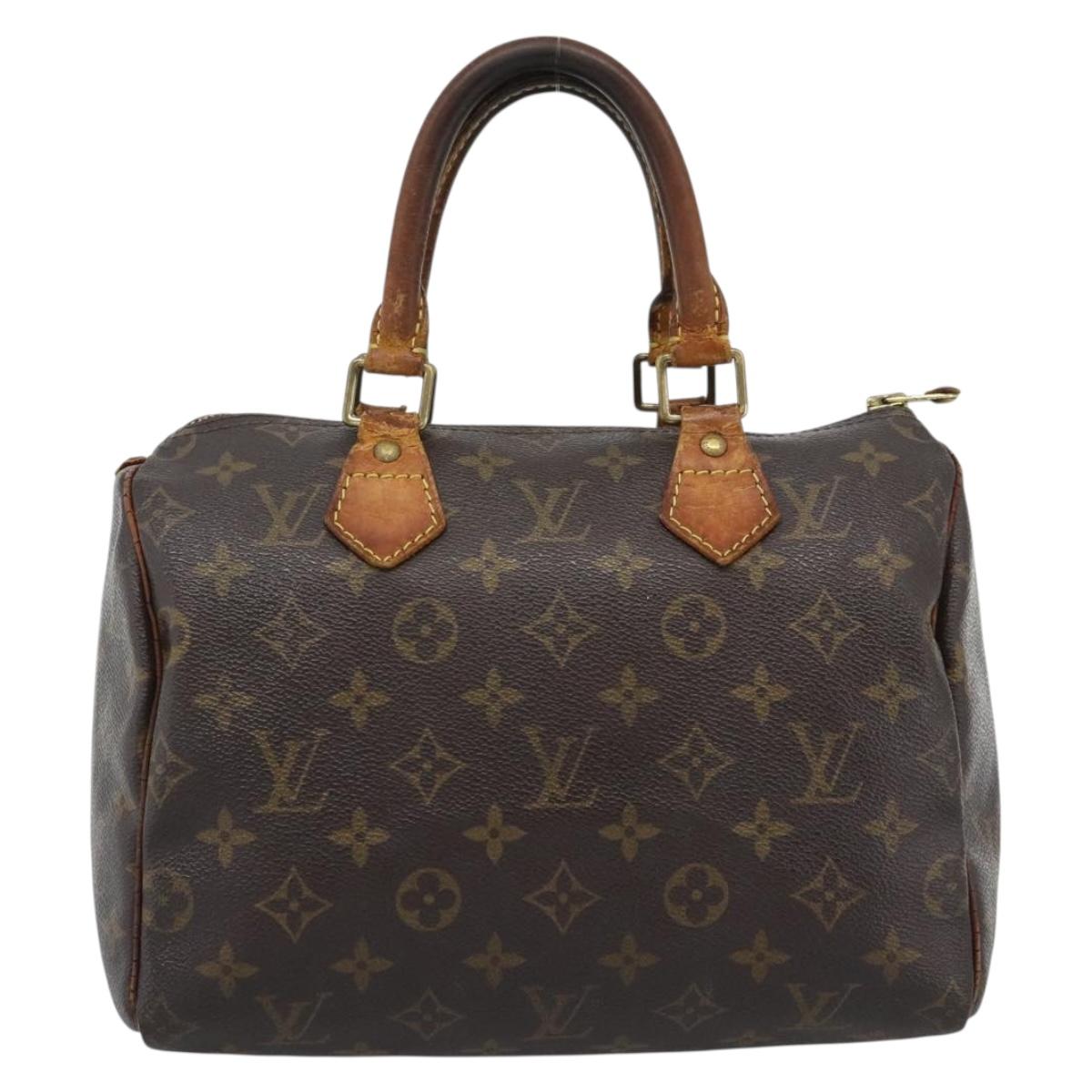 LOUIS VUITTON Monogram Speedy 25 Hand Bag M41528 LV Auth 193117