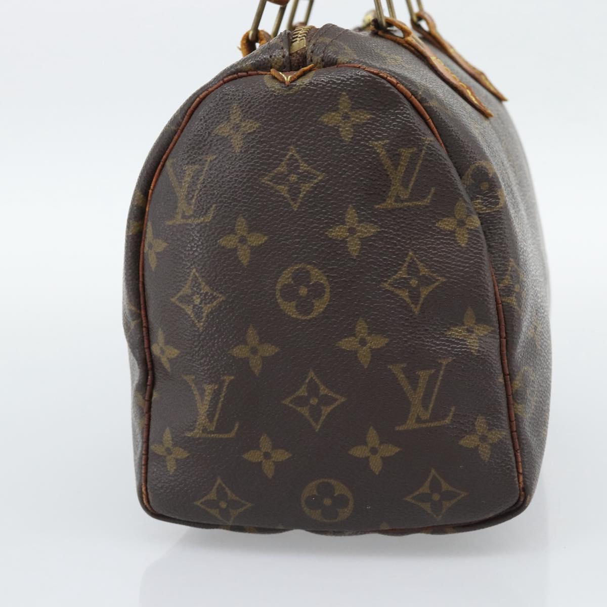 LOUIS VUITTON Monogram Speedy 25 Hand Bag M41528 LV Auth 193117