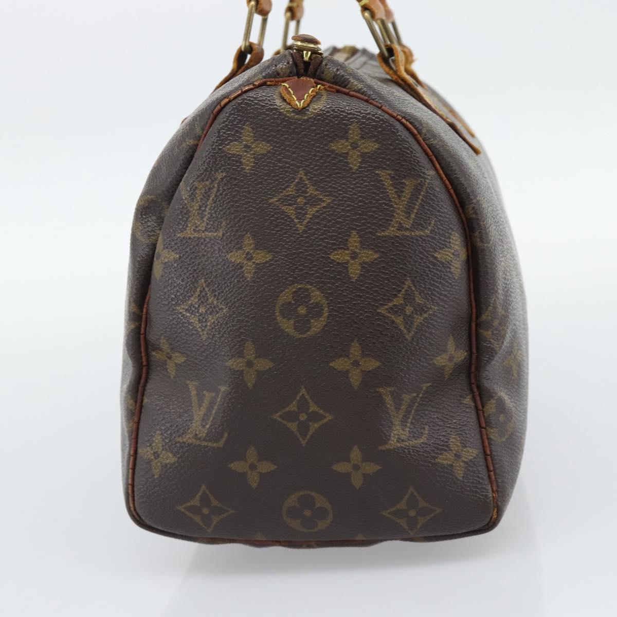 LOUIS VUITTON Monogram Speedy 25 Hand Bag M41528 LV Auth 193117
