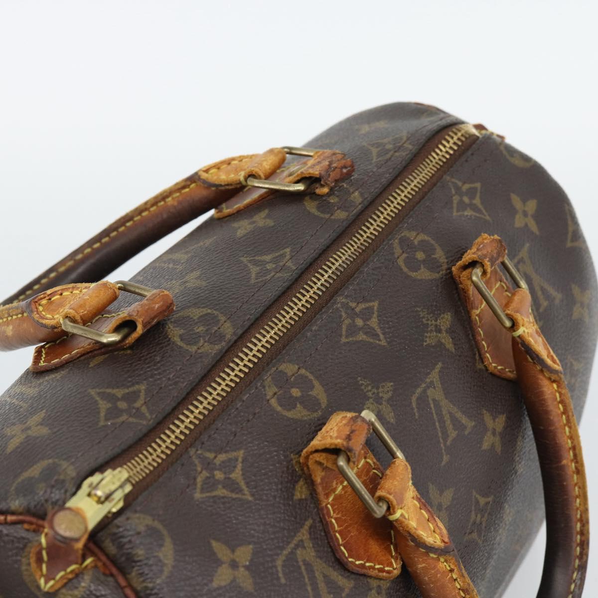 LOUIS VUITTON Monogram Speedy 25 Hand Bag M41528 LV Auth 193117