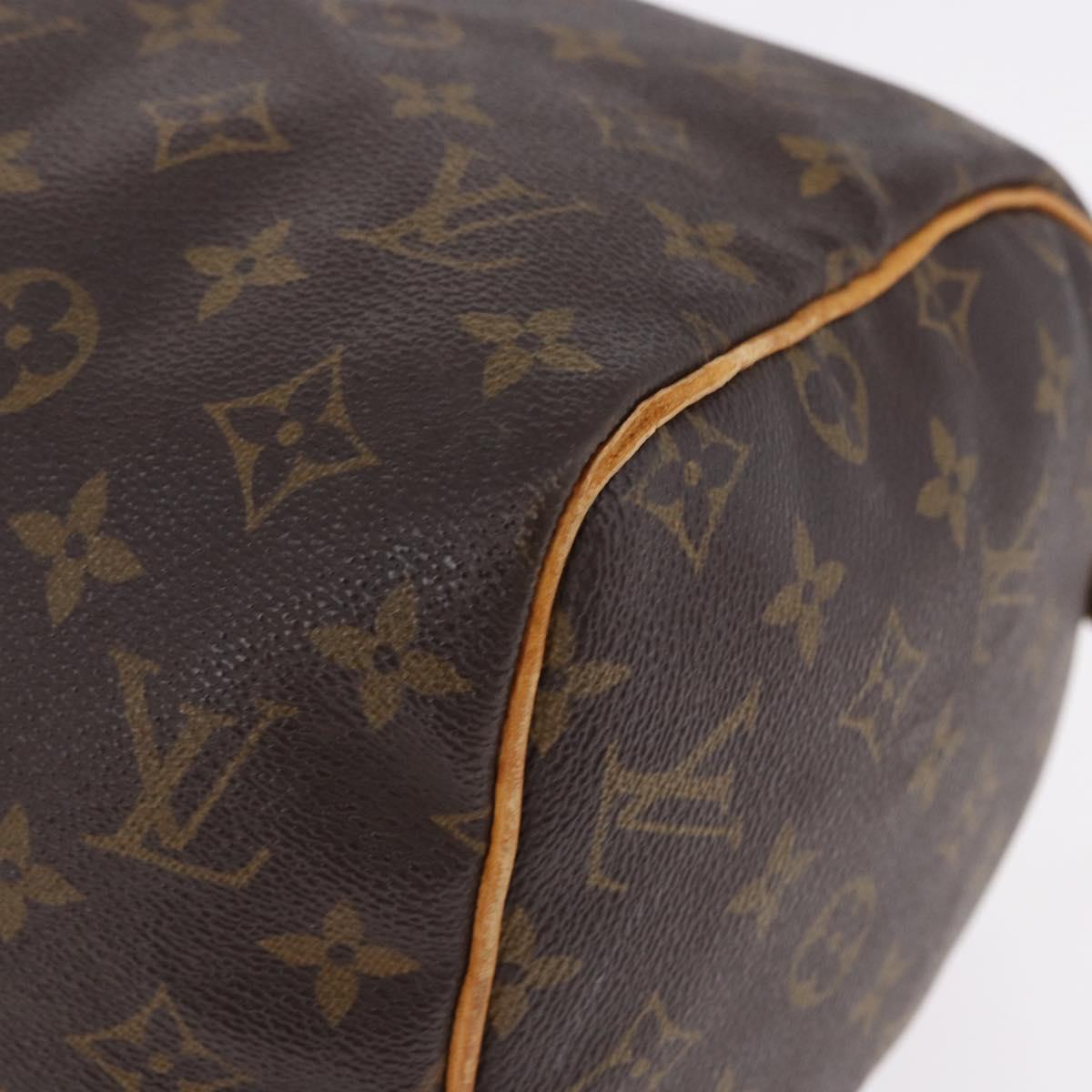 LOUIS VUITTON Monogram Speedy 30 Hand Bag M41526 LV Auth 193118