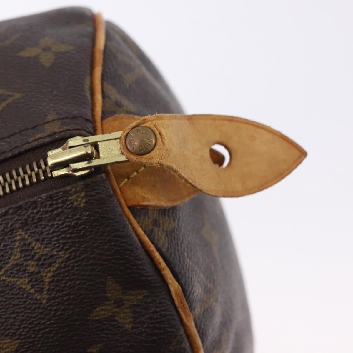 LOUIS VUITTON Monogram Speedy 30 Hand Bag M41526 LV Auth 193118