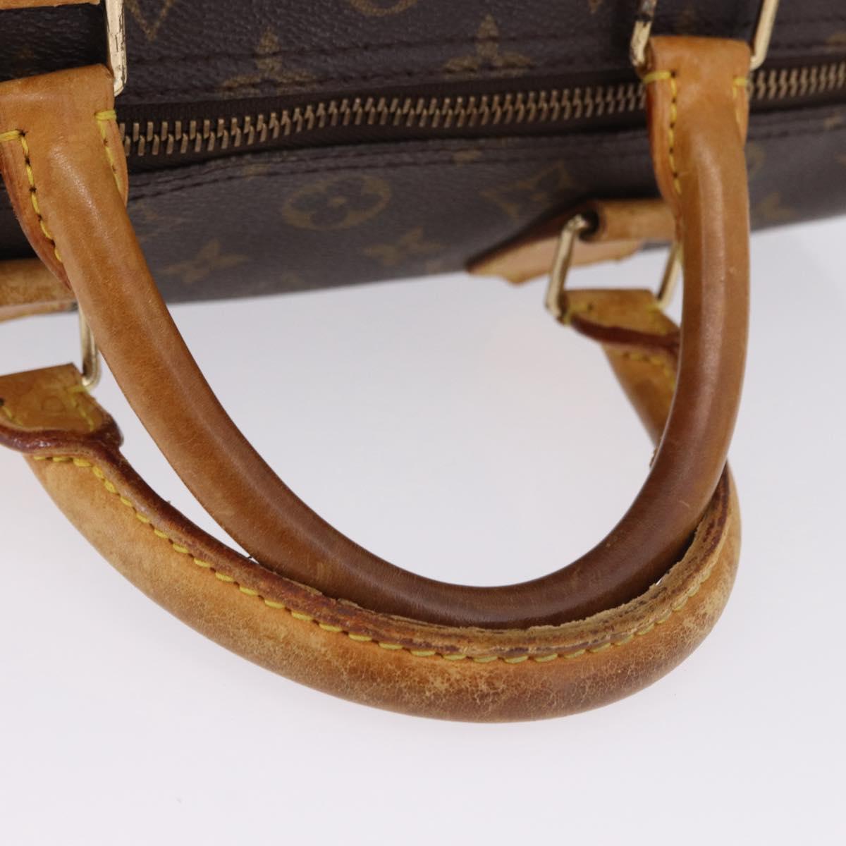 LOUIS VUITTON Monogram Speedy 30 Hand Bag M41526 LV Auth 193118