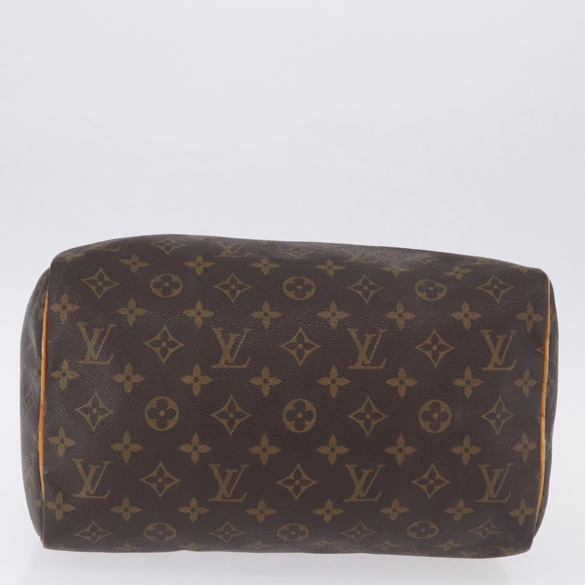 LOUIS VUITTON Monogram Speedy 30 Hand Bag M41526 LV Auth 193118