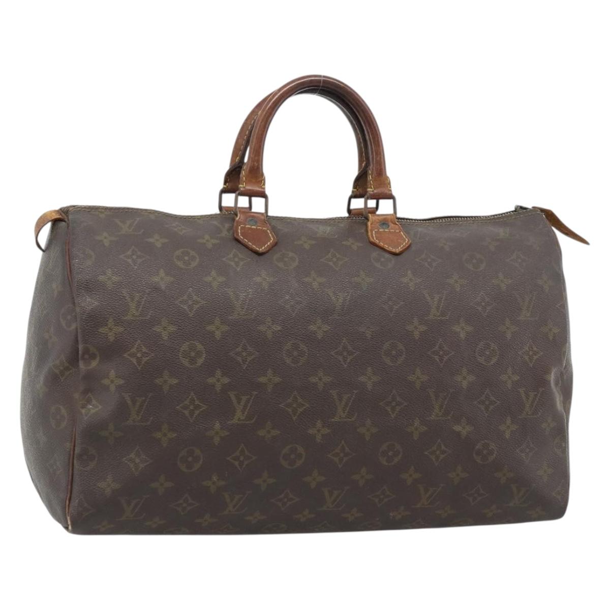 LOUIS VUITTON Monogram Speedy 40 Hand Bag M41522 LV Auth 193119