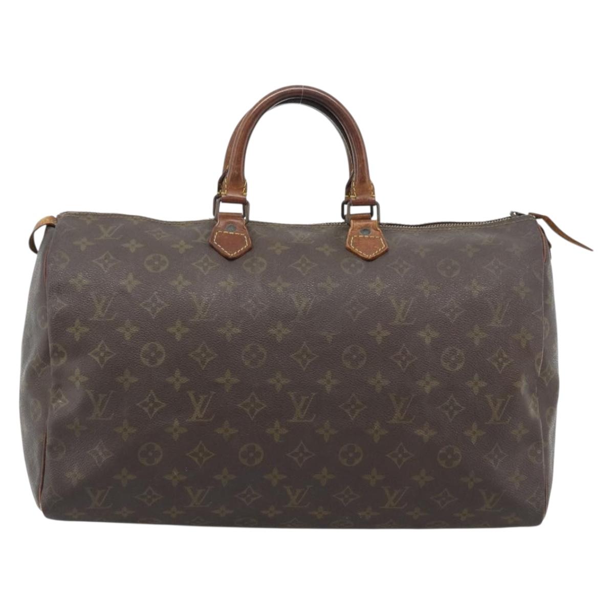 LOUIS VUITTON Monogram Speedy 40 Hand Bag M41522 LV Auth 193119