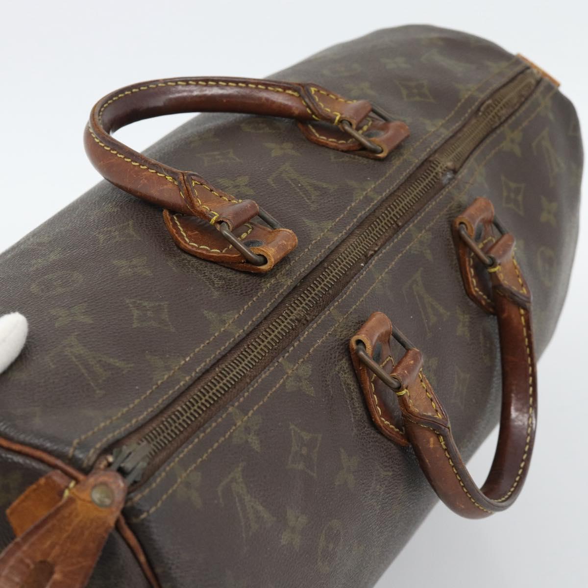 LOUIS VUITTON Monogram Speedy 40 Hand Bag M41522 LV Auth 193119