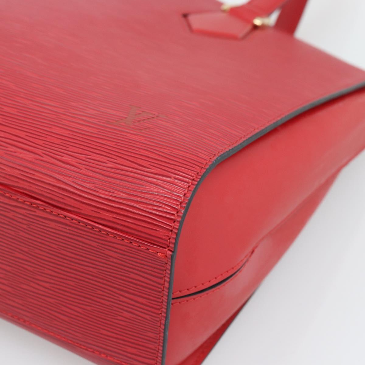 LOUIS VUITTON Epi Duplex Tote Bag Red M52427 LV Auth 193121V