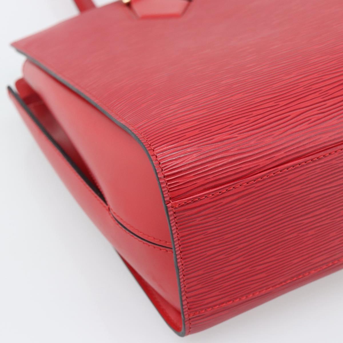 LOUIS VUITTON Epi Duplex Tote Bag Red M52427 LV Auth 193121V