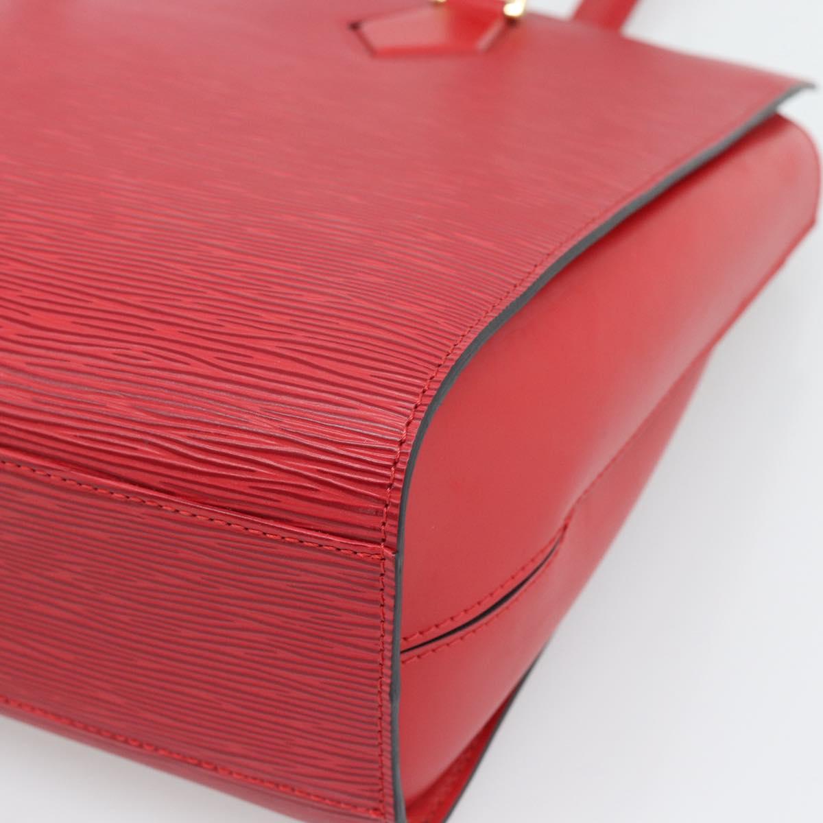 LOUIS VUITTON Epi Duplex Tote Bag Red M52427 LV Auth 193121V