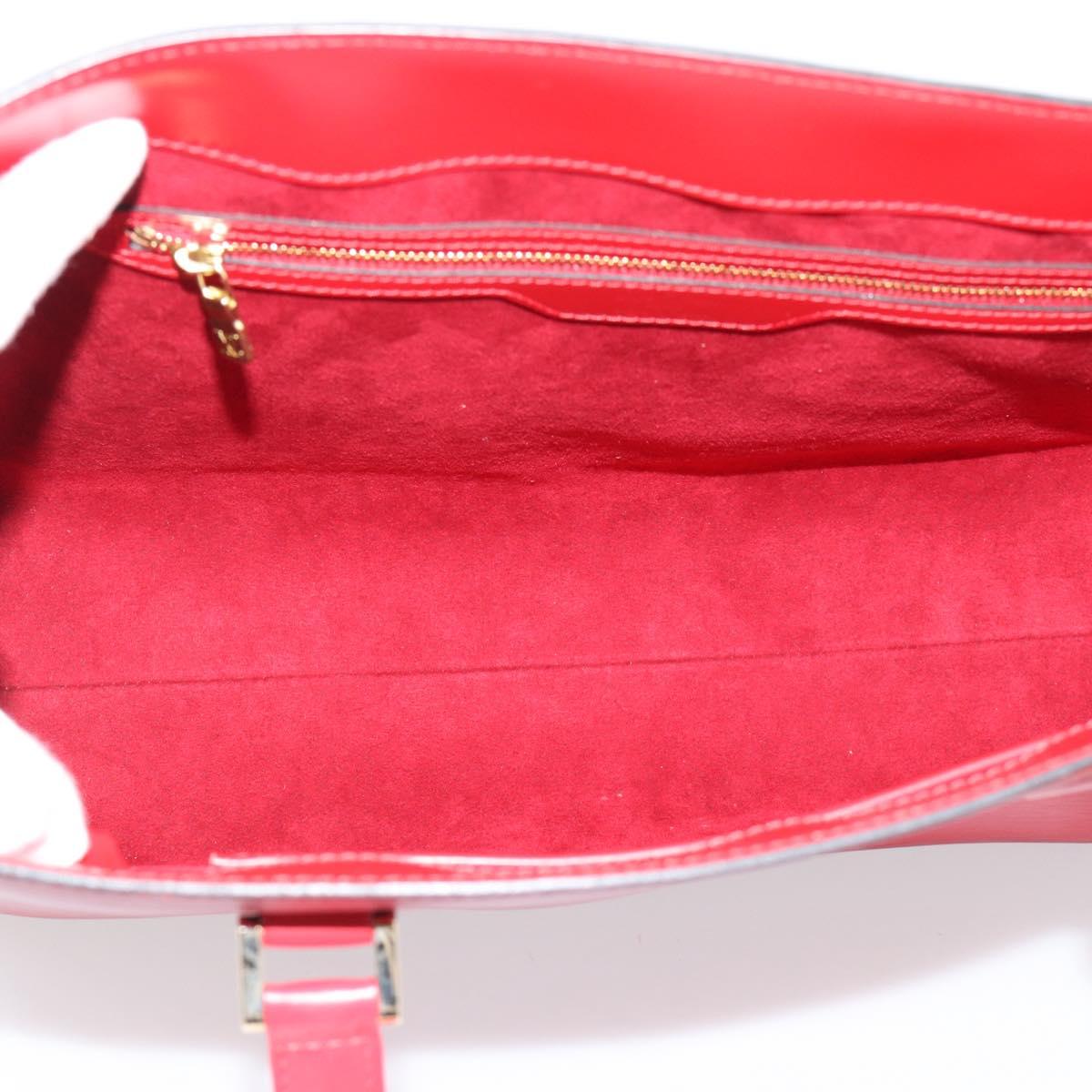 LOUIS VUITTON Epi Duplex Tote Bag Red M52427 LV Auth 193121V
