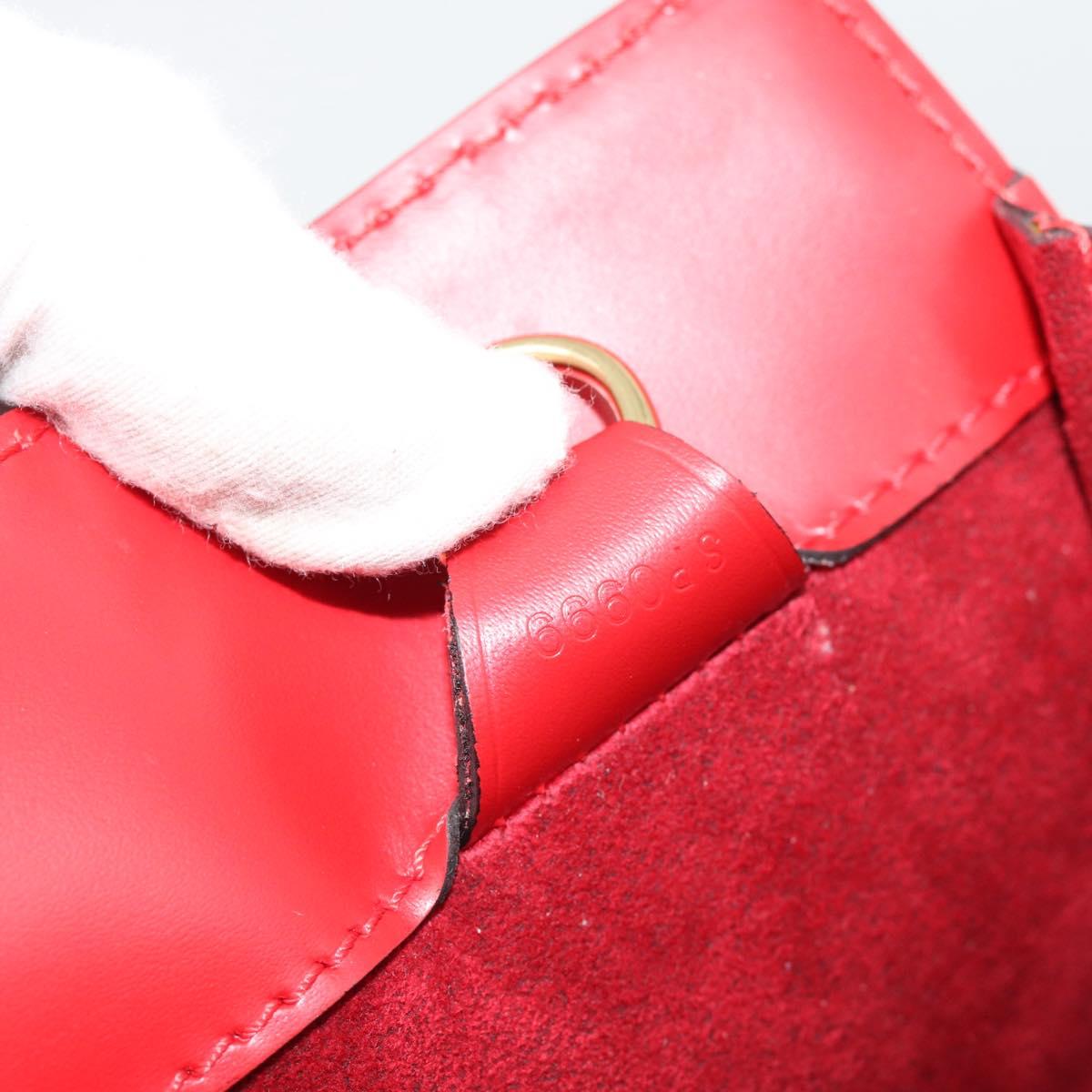 LOUIS VUITTON Epi Duplex Tote Bag Red M52427 LV Auth 193121V