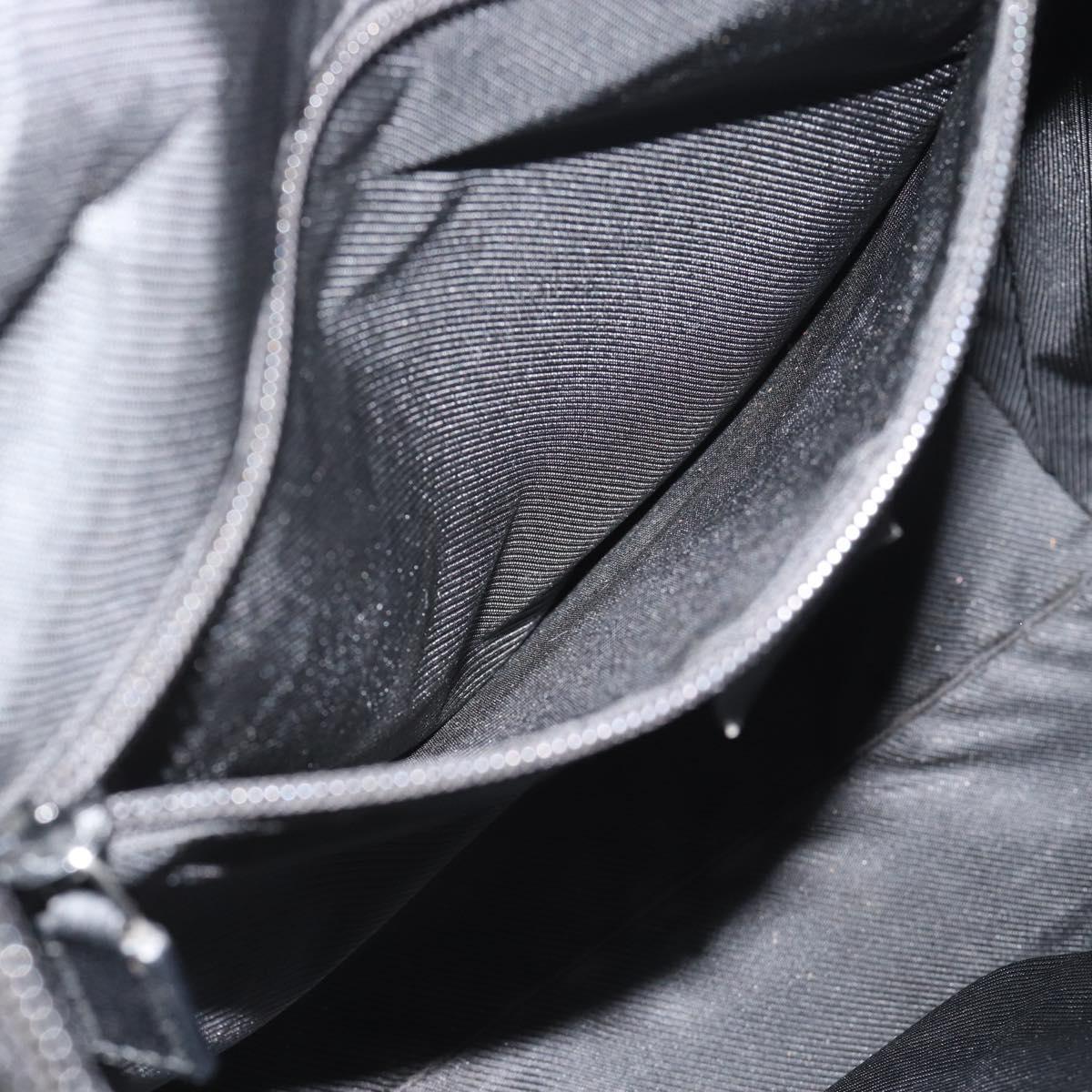 GUCCI GG Canvas Web Sherry Line Tote Bag Nylon Black 131231 Auth 193124A