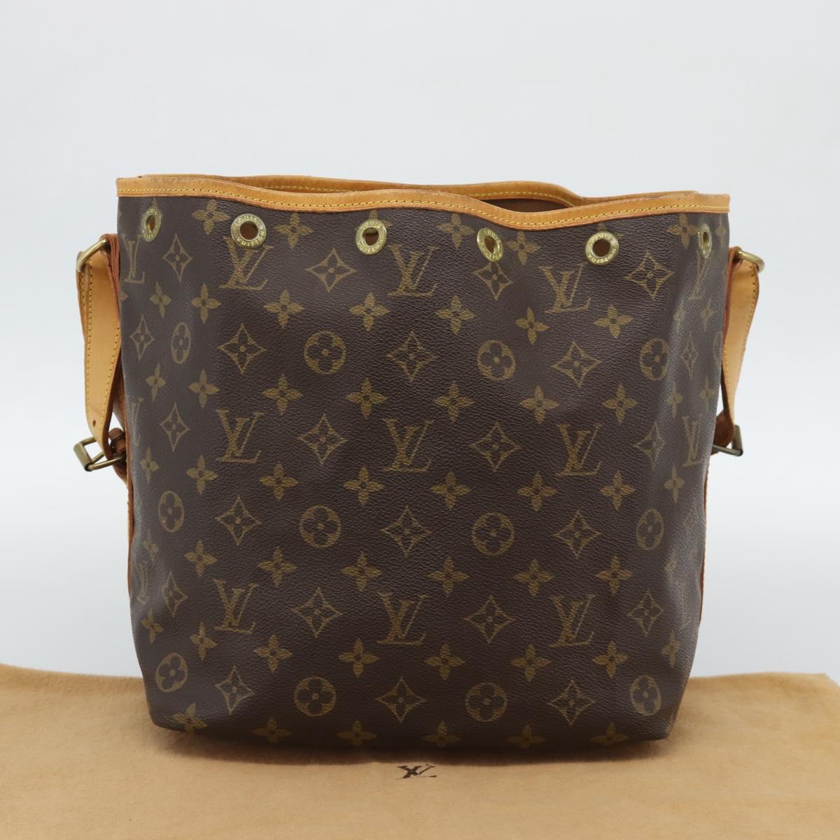 LOUIS VUITTON Monogram Petit Noe Shoulder Bag M42226 LV Auth 193137