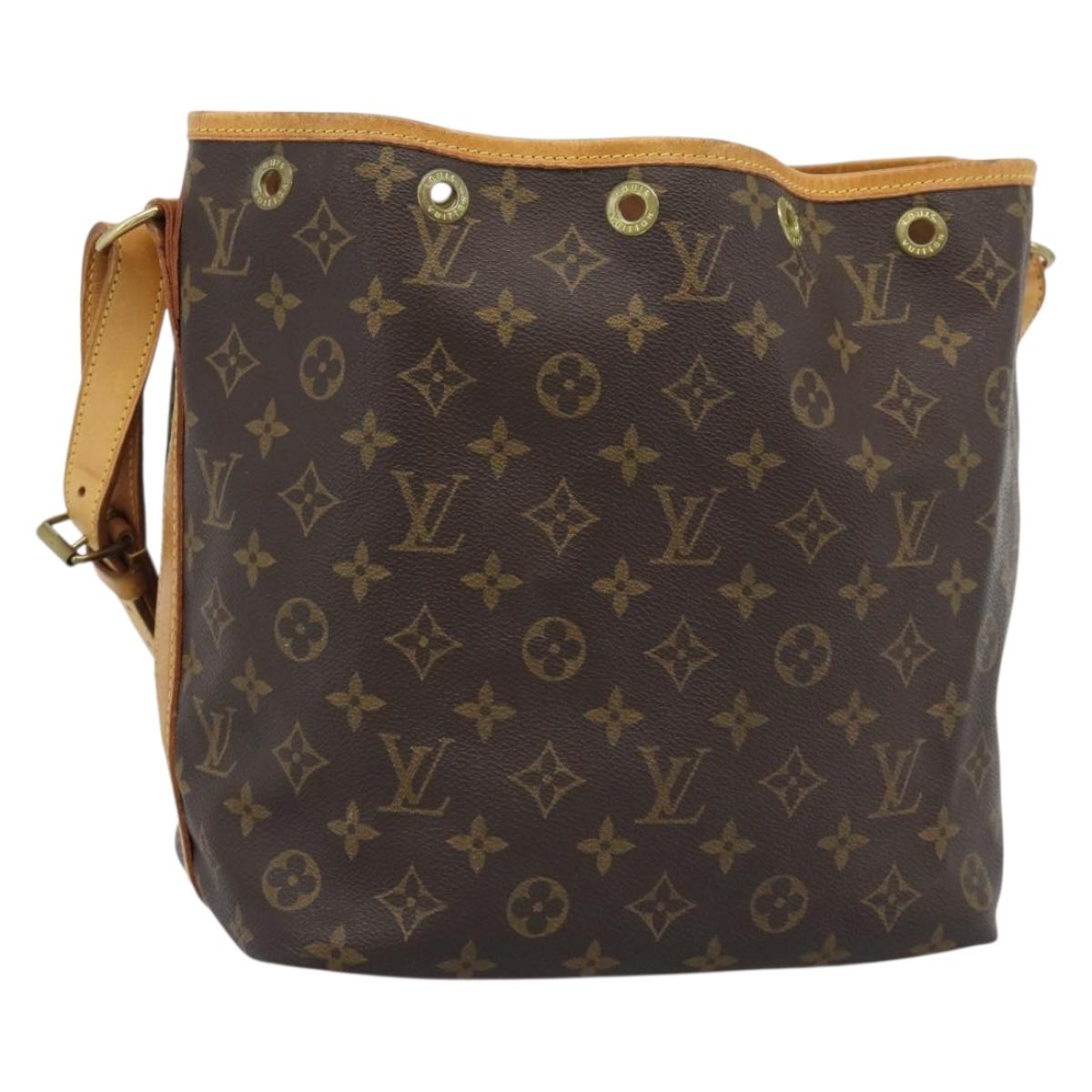LOUIS VUITTON Monogram Petit Noe Shoulder Bag M42226 LV Auth 193137