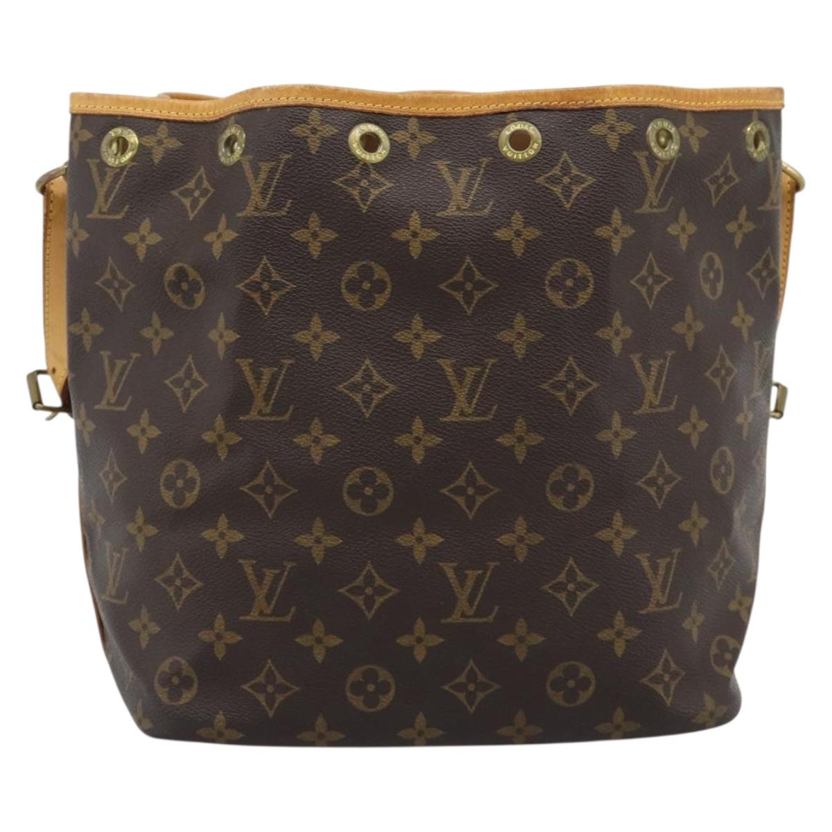 LOUIS VUITTON Monogram Petit Noe Shoulder Bag M42226 LV Auth 193137