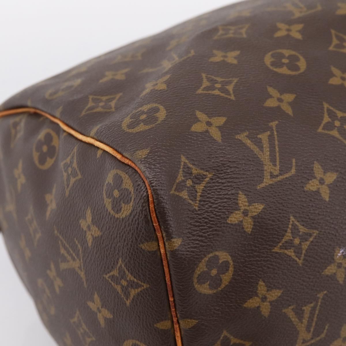 LOUIS VUITTON Monogram Speedy 35 Hand Bag M41524 LV Auth 193145V