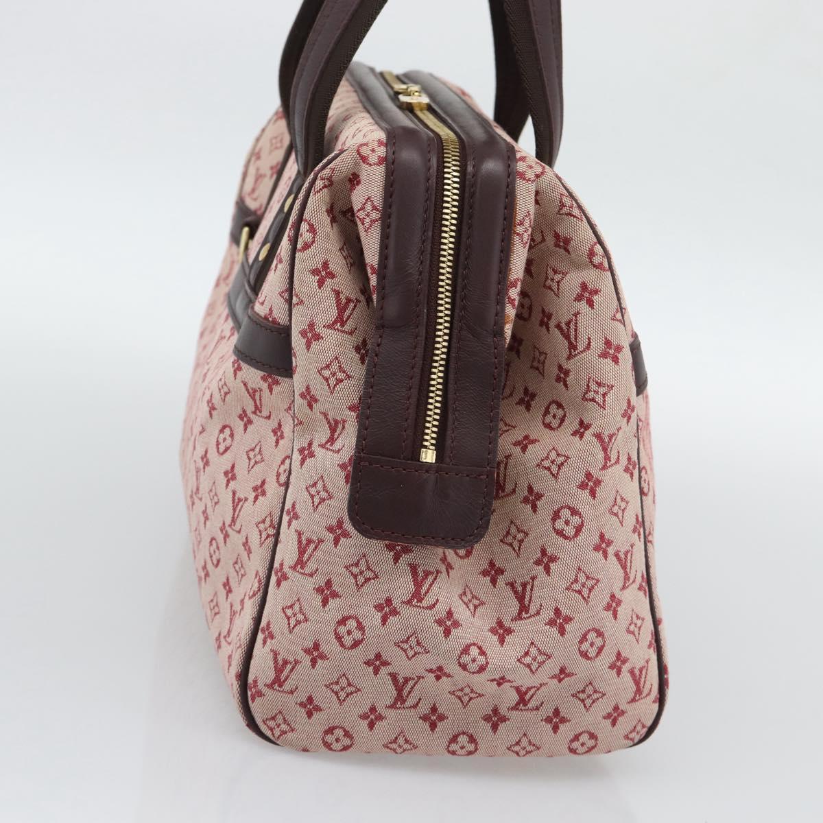 LOUIS VUITTON Monogram Mini Josephine GM Hand Bag Red M92213 LV Auth 193147A