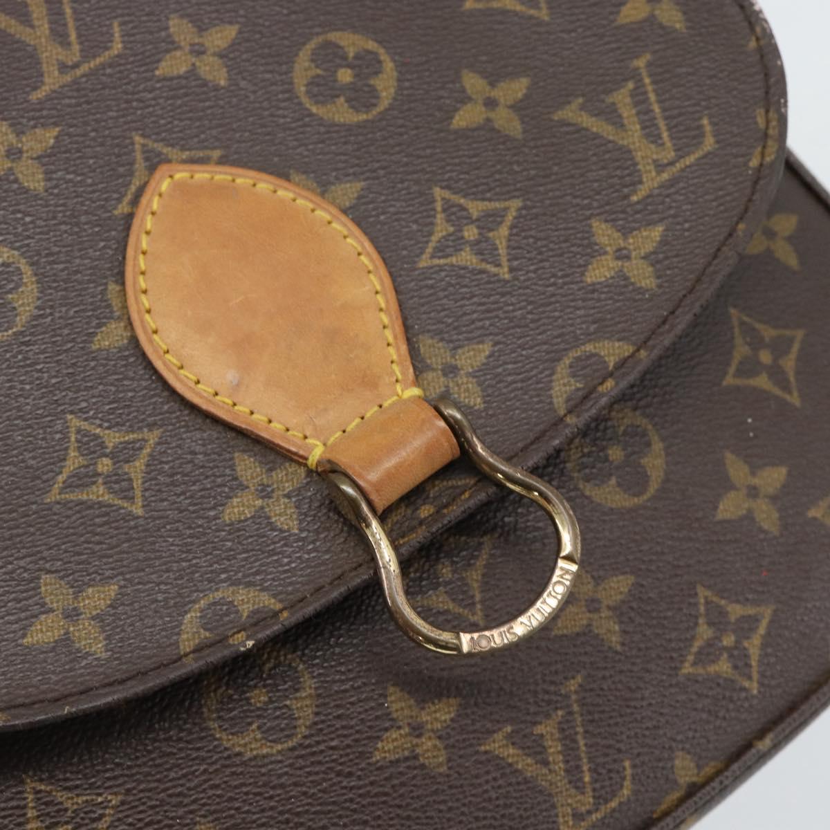 LOUIS VUITTON Monogram Saint Cloud GM Shoulder Bag M51242 LV Auth 193153