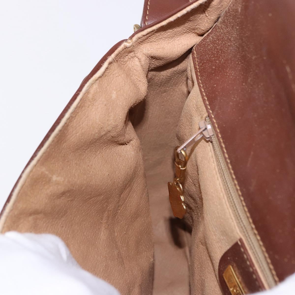 GUCCI Micro GG Supreme Shoulder Bag PVC Beige Gold Auth 193154