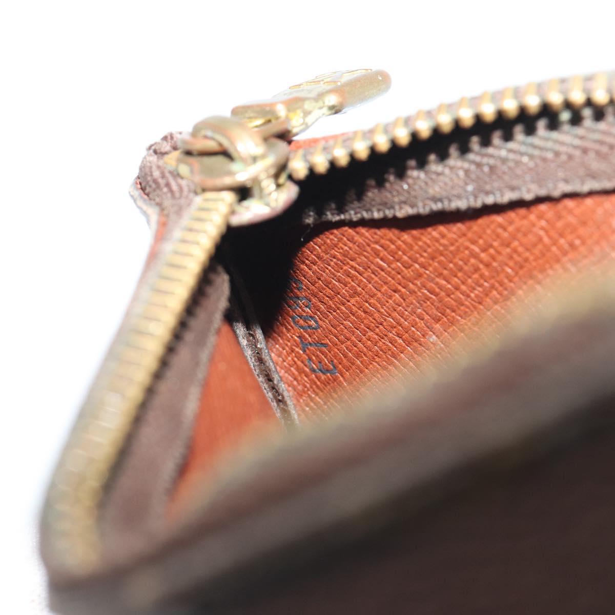 LOUIS VUITTON Monogram Pochette Cles Coin Purse M62650 LV Auth 193155