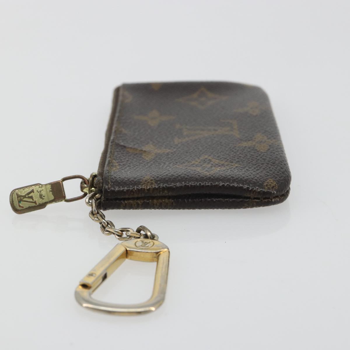 LOUIS VUITTON Monogram Pochette Cles Coin Purse M62650 LV Auth 193155