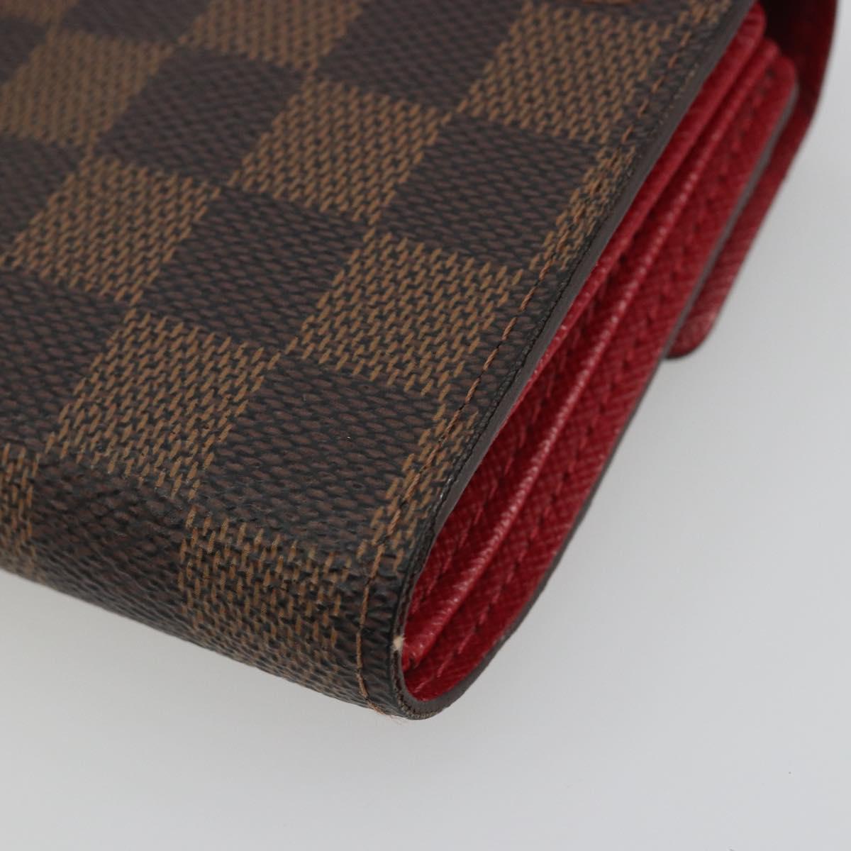 LOUIS VUITTON Damier Ebene Portefeuille Koala Bifold Wallet N60005 Auth 193156A