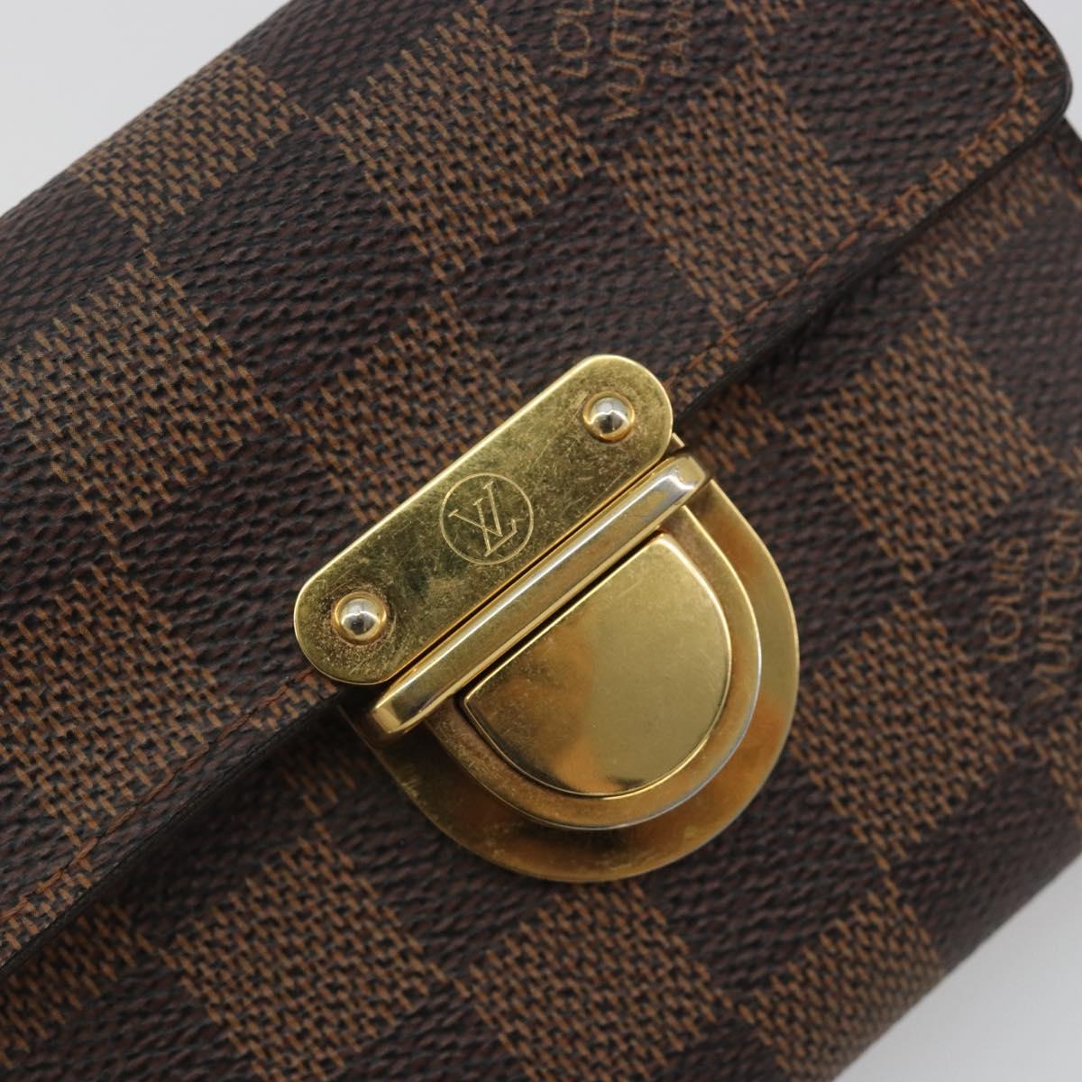 LOUIS VUITTON Damier Ebene Portefeuille Koala Bifold Wallet N60005 Auth 193156A
