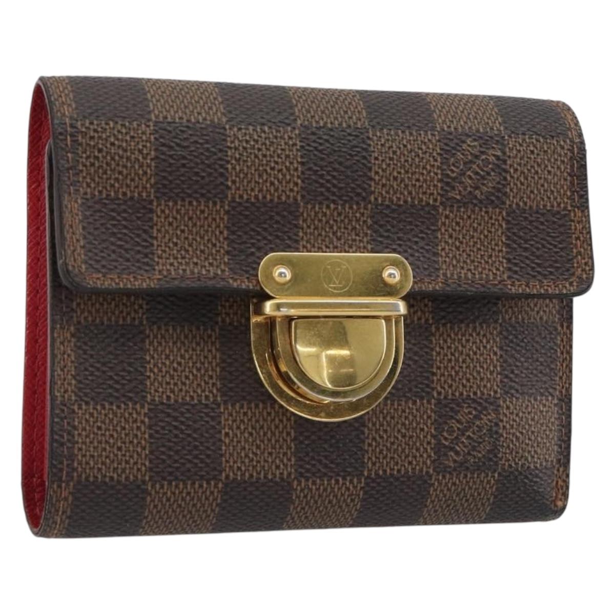 LOUIS VUITTON Damier Ebene Portefeuille Koala Bifold Wallet N60005 Auth 193156A