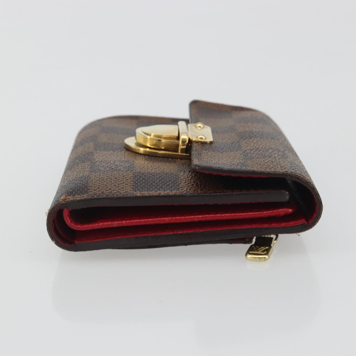 LOUIS VUITTON Damier Ebene Portefeuille Koala Bifold Wallet N60005 Auth 193156A