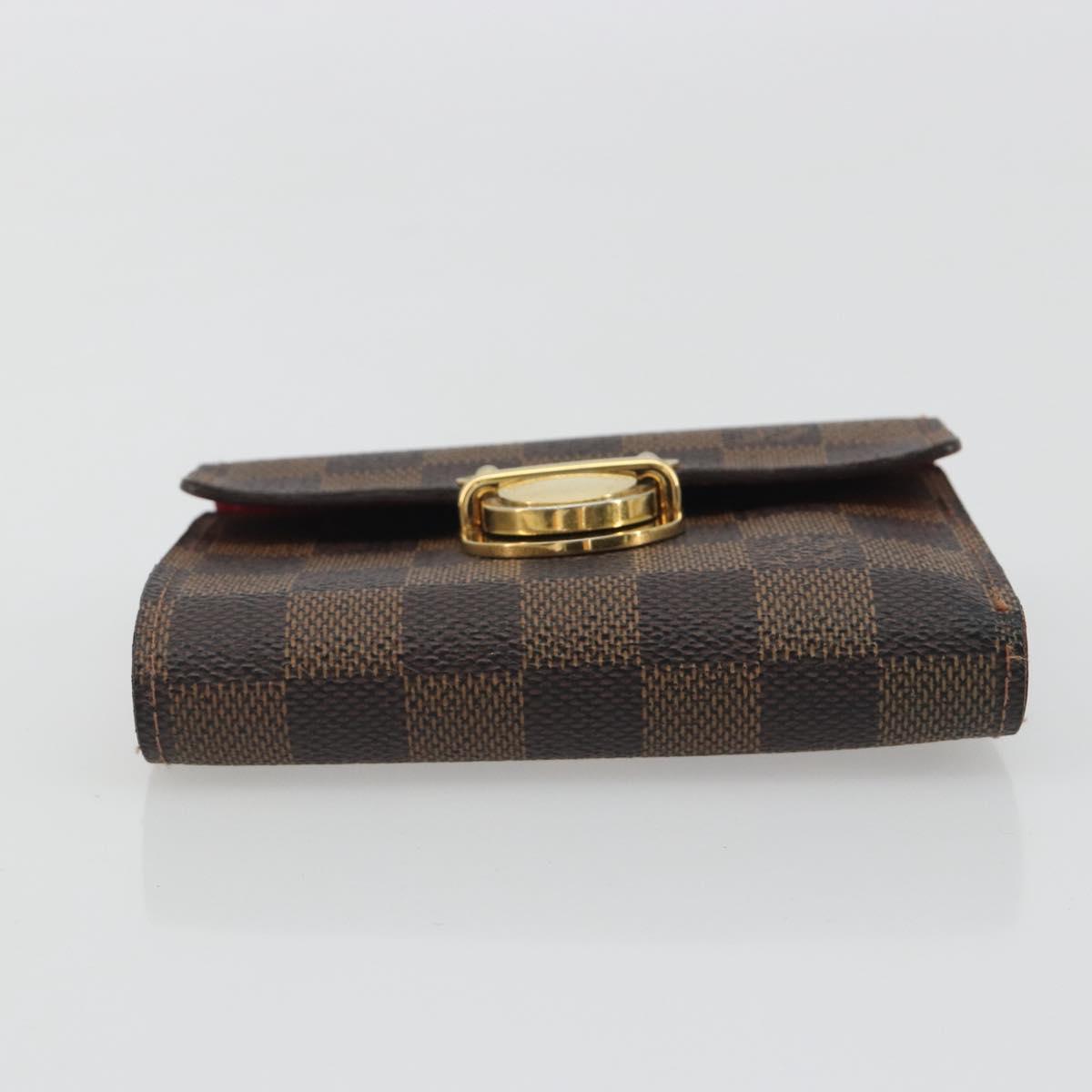 LOUIS VUITTON Damier Ebene Portefeuille Koala Bifold Wallet N60005 Auth 193156A
