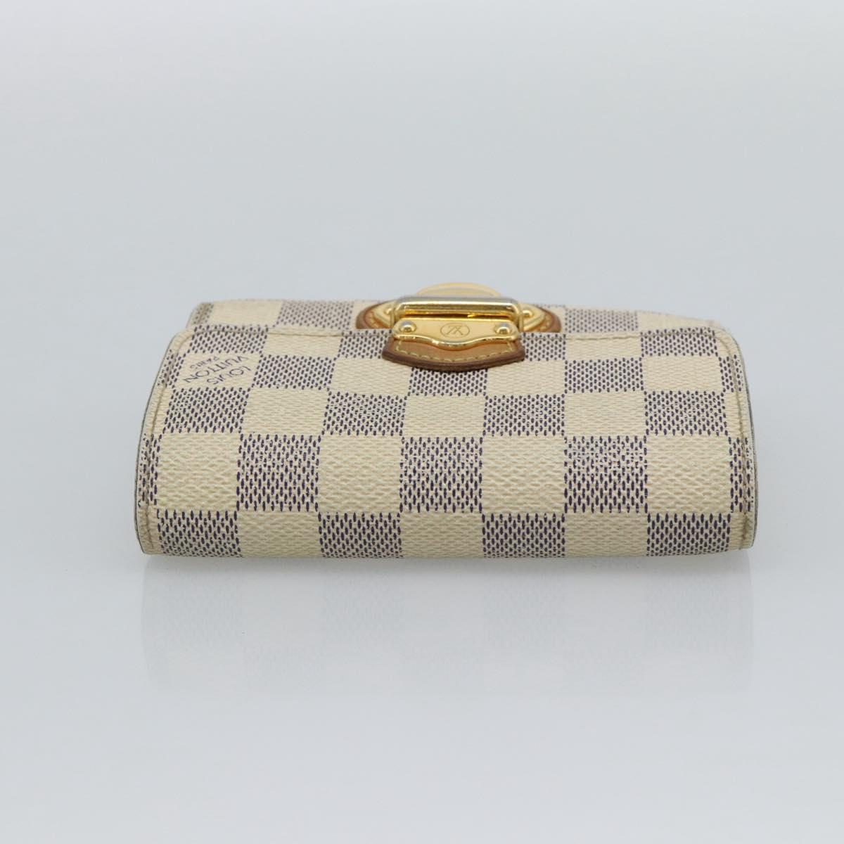 LOUIS VUITTON Damier Azur Portefeuille Joy Bifold Wallet N60030 LV Auth 193157