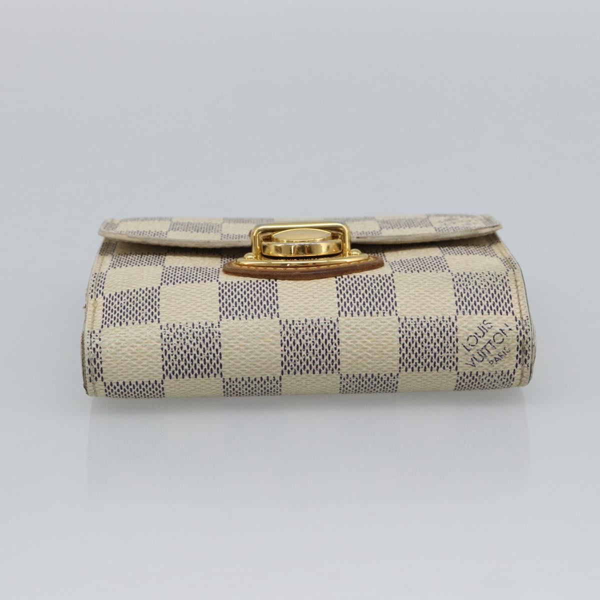 LOUIS VUITTON Damier Azur Portefeuille Joy Bifold Wallet N60030 LV Auth 193157