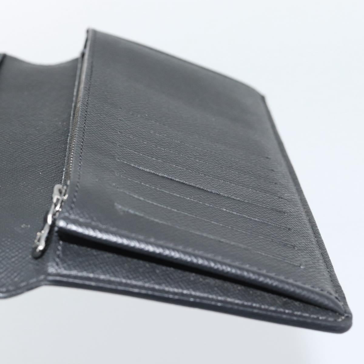 LOUIS VUITTON Monogram Eclipse Portefeuille Braza Wallet M61697 LV Auth 193162V