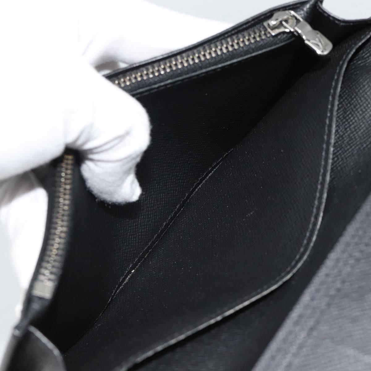 LOUIS VUITTON Monogram Eclipse Portefeuille Braza Wallet M61697 LV Auth 193162V