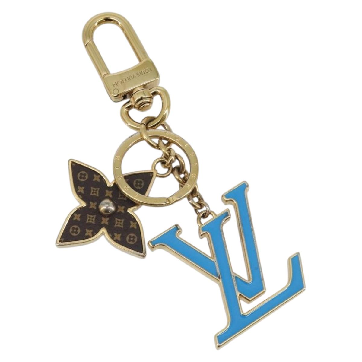 LOUIS VUITTON LV Iconic Key Holder metal Gold Tone M02354 LV Auth 193164A