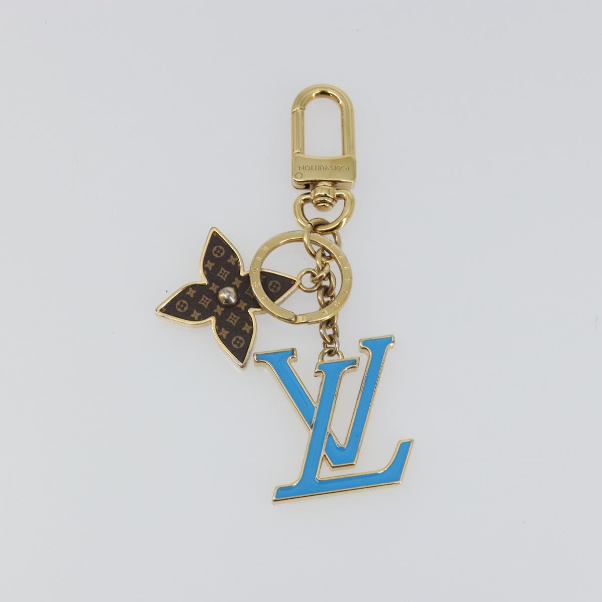 LOUIS VUITTON LV Iconic Key Holder metal Gold Tone M02354 LV Auth 193164A