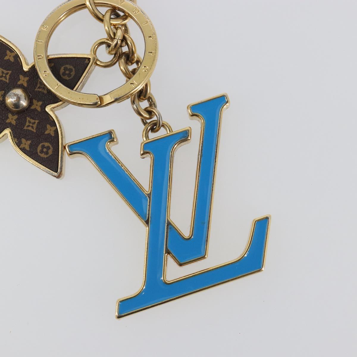 LOUIS VUITTON LV Iconic Key Holder metal Gold Tone M02354 LV Auth 193164A