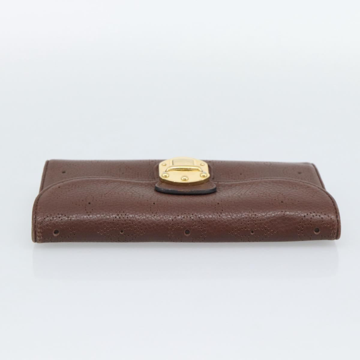 LOUIS VUITTON Mahina Portefeuille Amelia Wallet Leather M95996 LV Auth 193168V