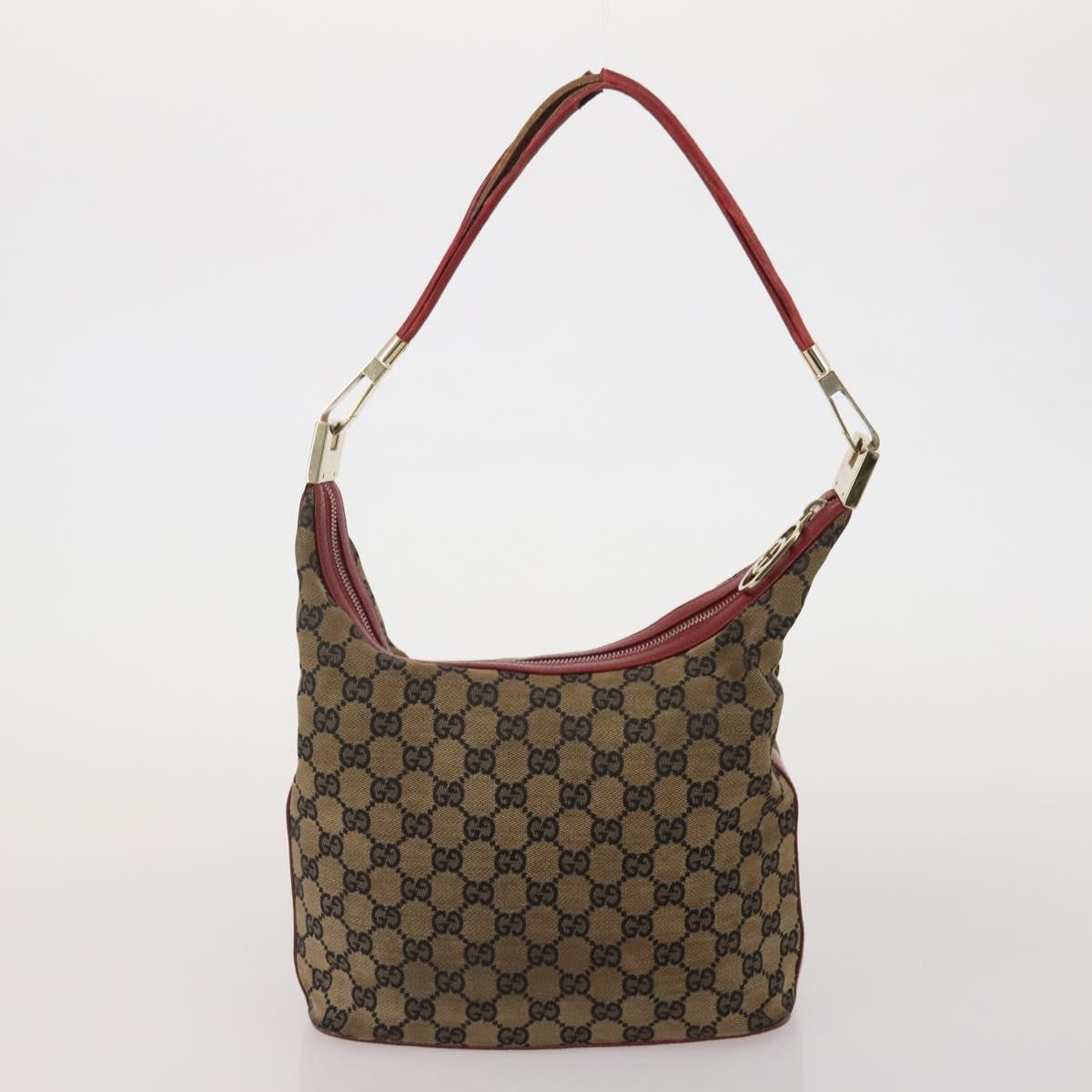 GUCCI GG Canvas Shoulder Bag 4 Set Navy Beige Auth 193327